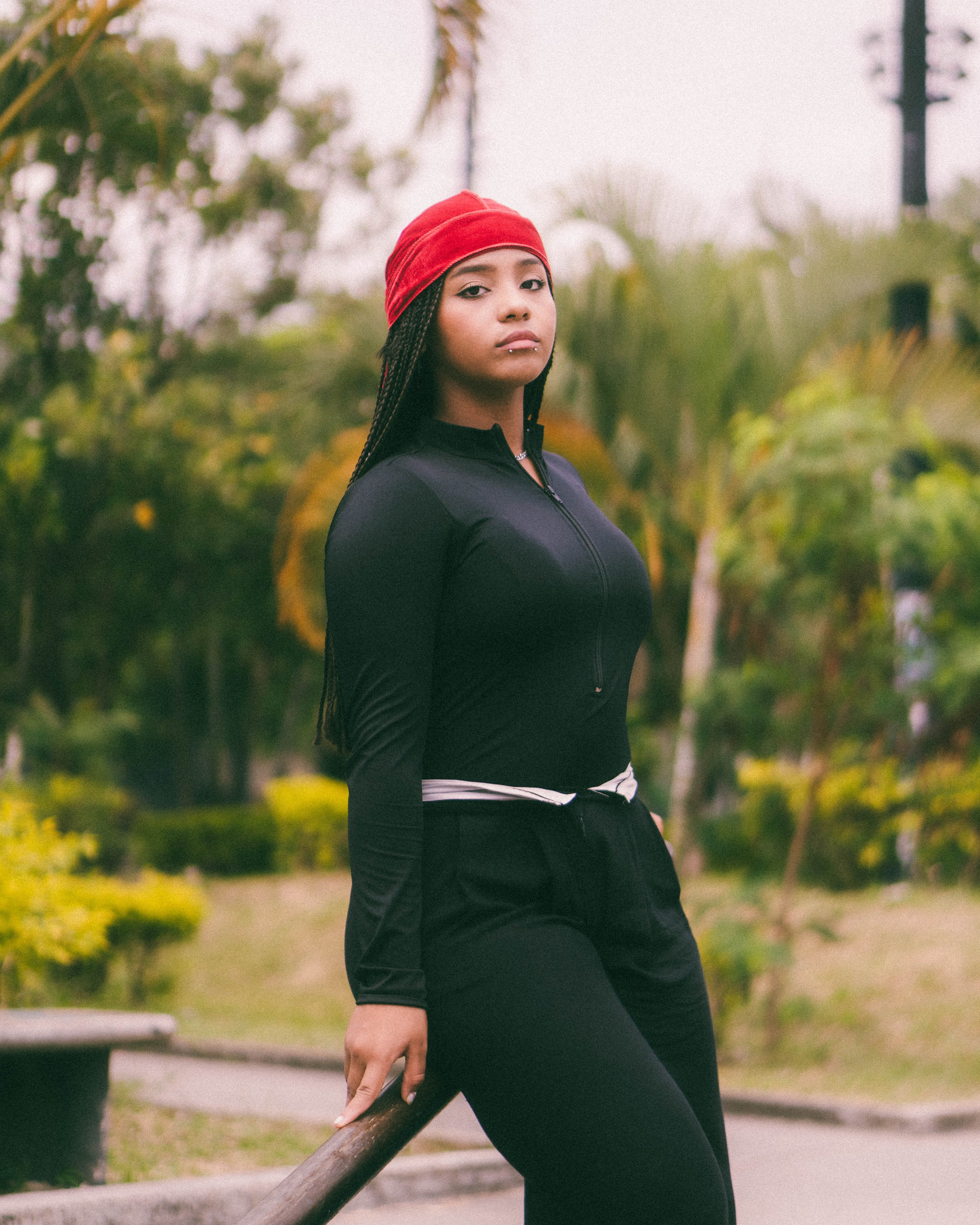Durag velvet rojo