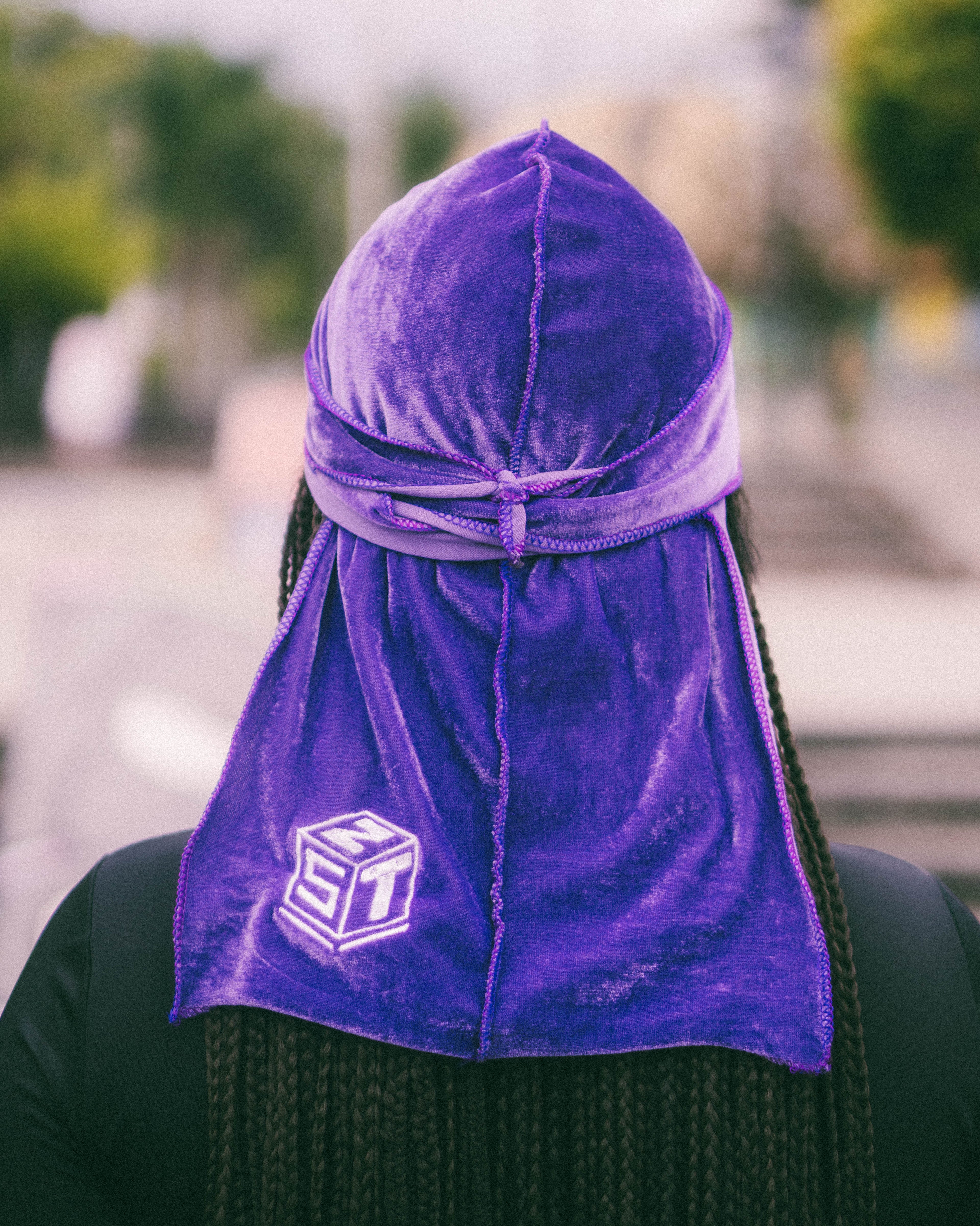 Durag velvet morado