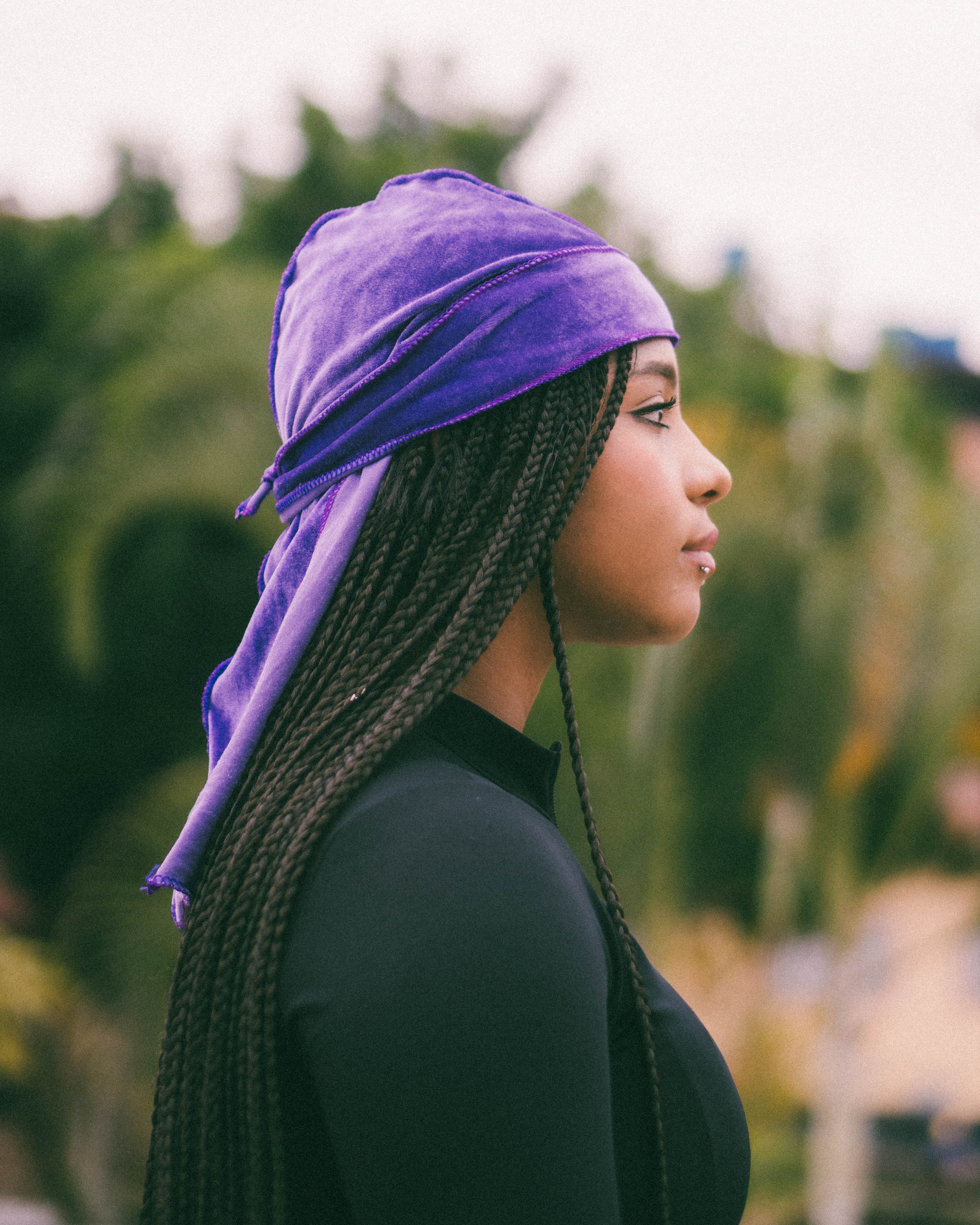 Durag velvet morado