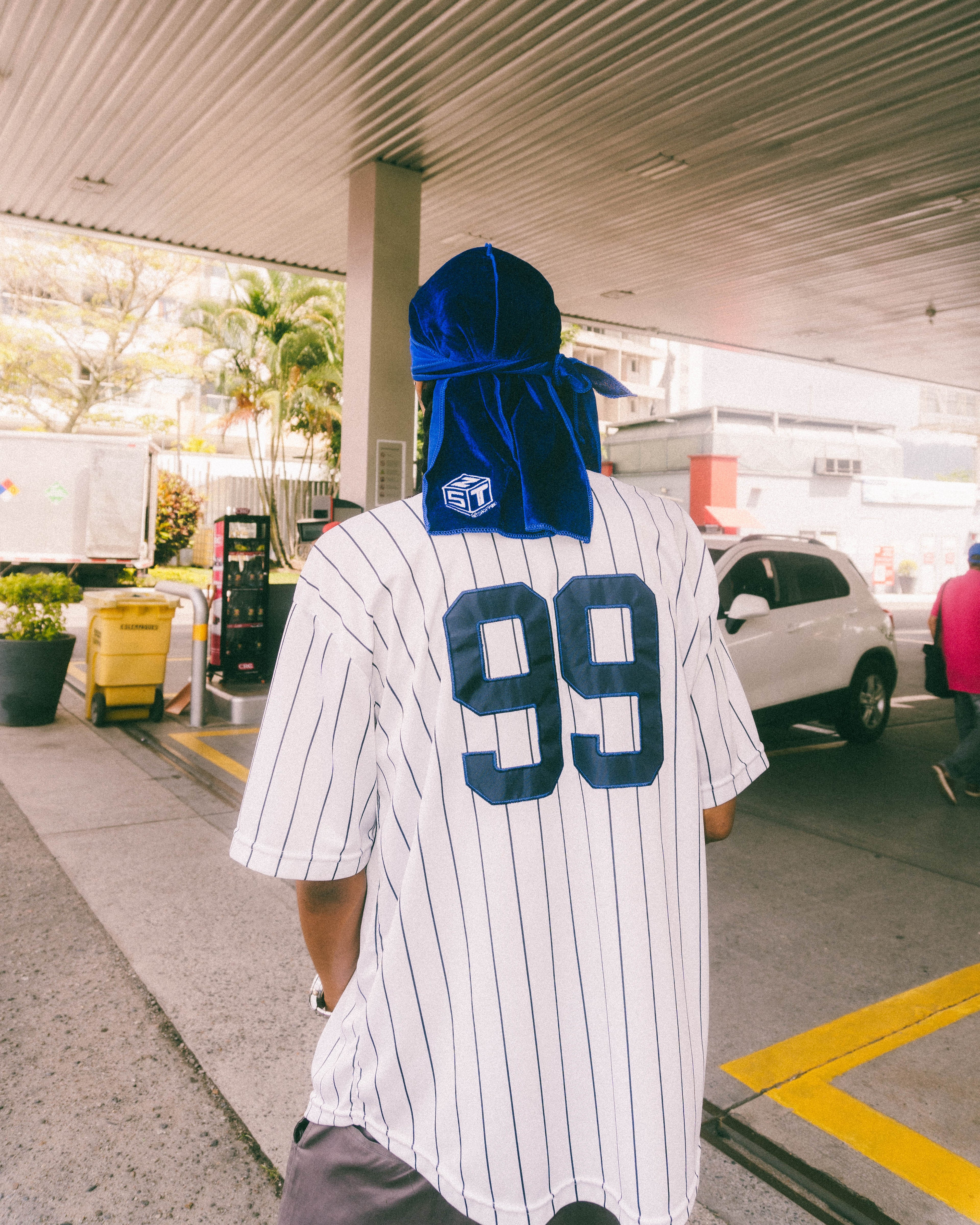 Durag velvet azul