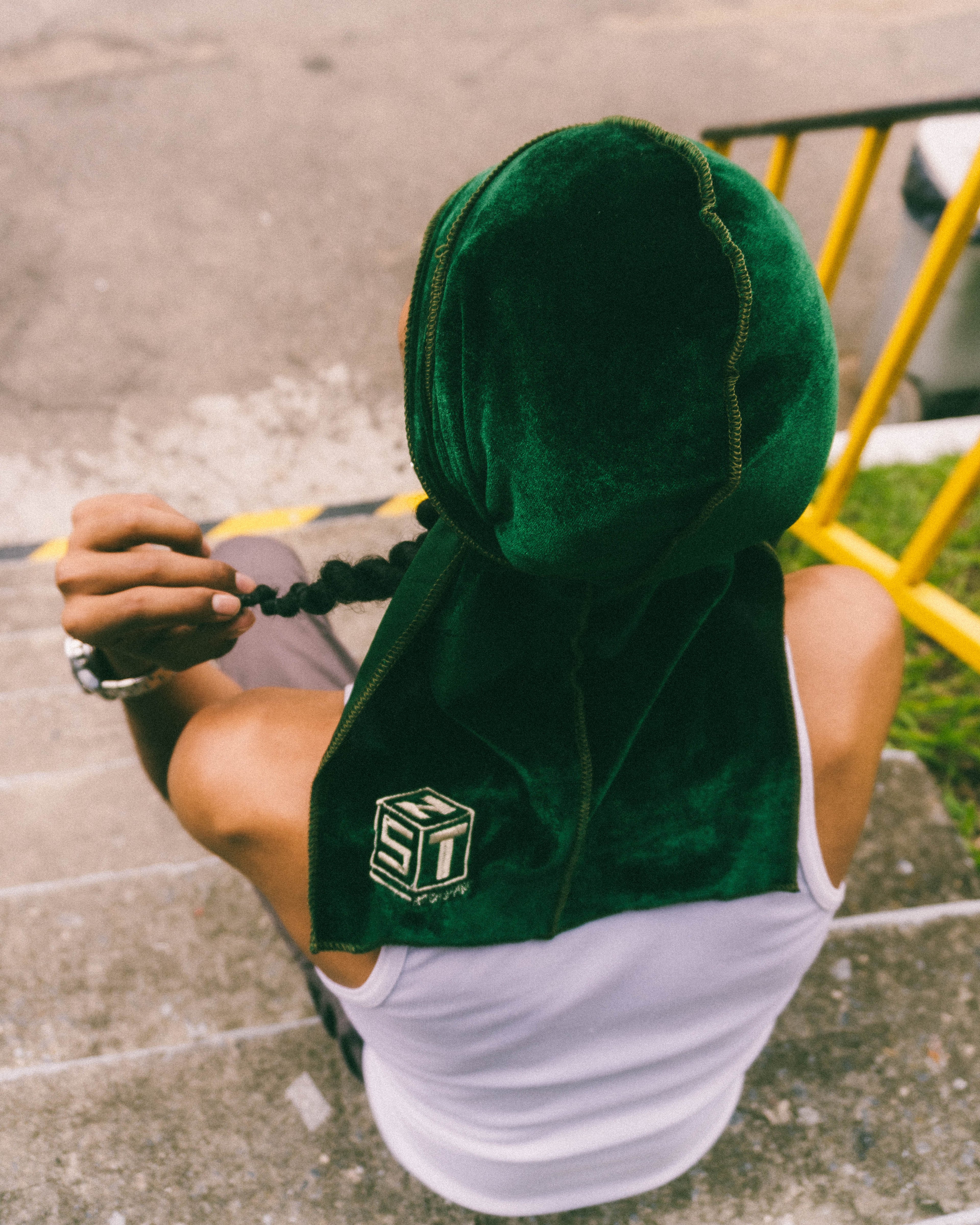 Durag velvet verde